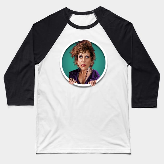 Carol Burnett - Miss Hannigan Baseball T-Shirt by Zbornak Designs